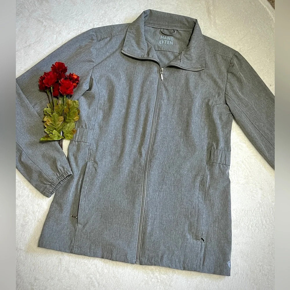 Hang Ten Lightweight UV Protection Zip-Up Jacket - Small